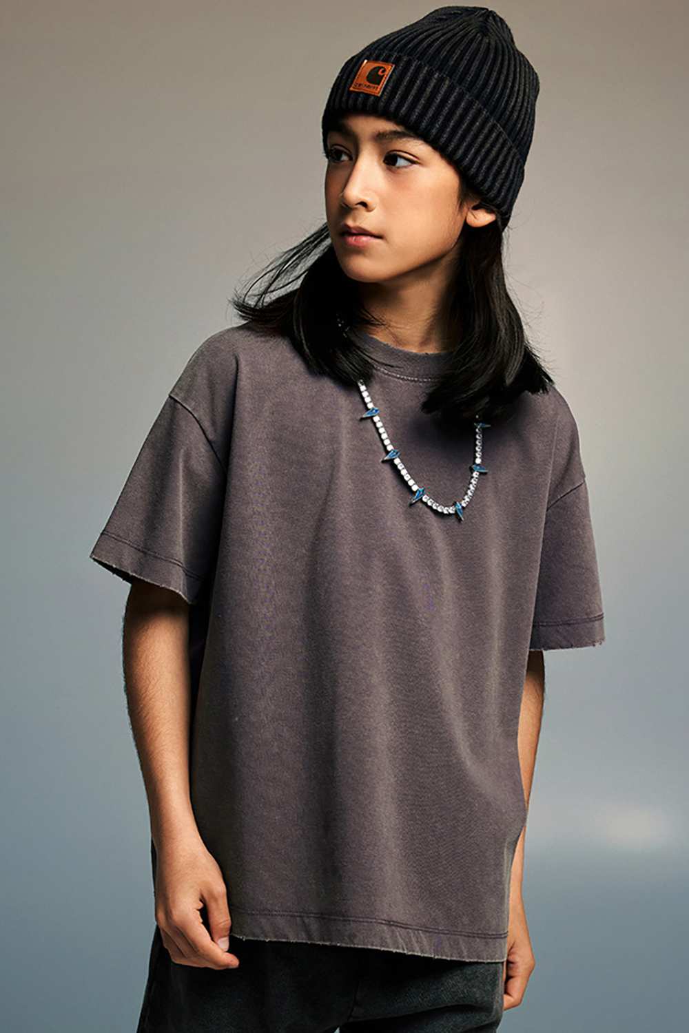 Kids' Sporty Sun-Protective Tee - Vintage High Street Style, Washed T-Shirt by WearingLab