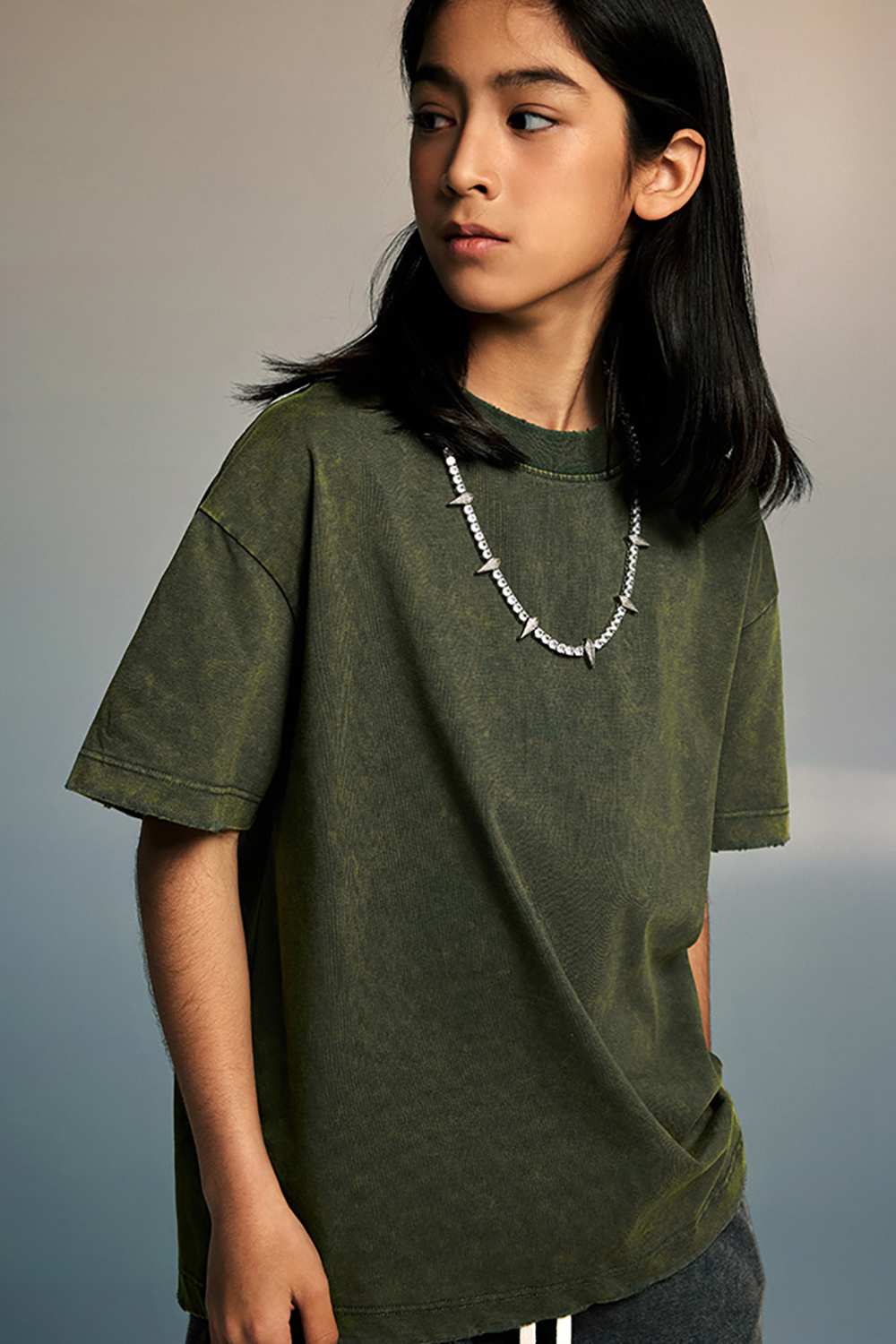 Kids' Sporty Sun-Protective Tee - Vintage High Street Style, Washed T-Shirt by WearingLab
