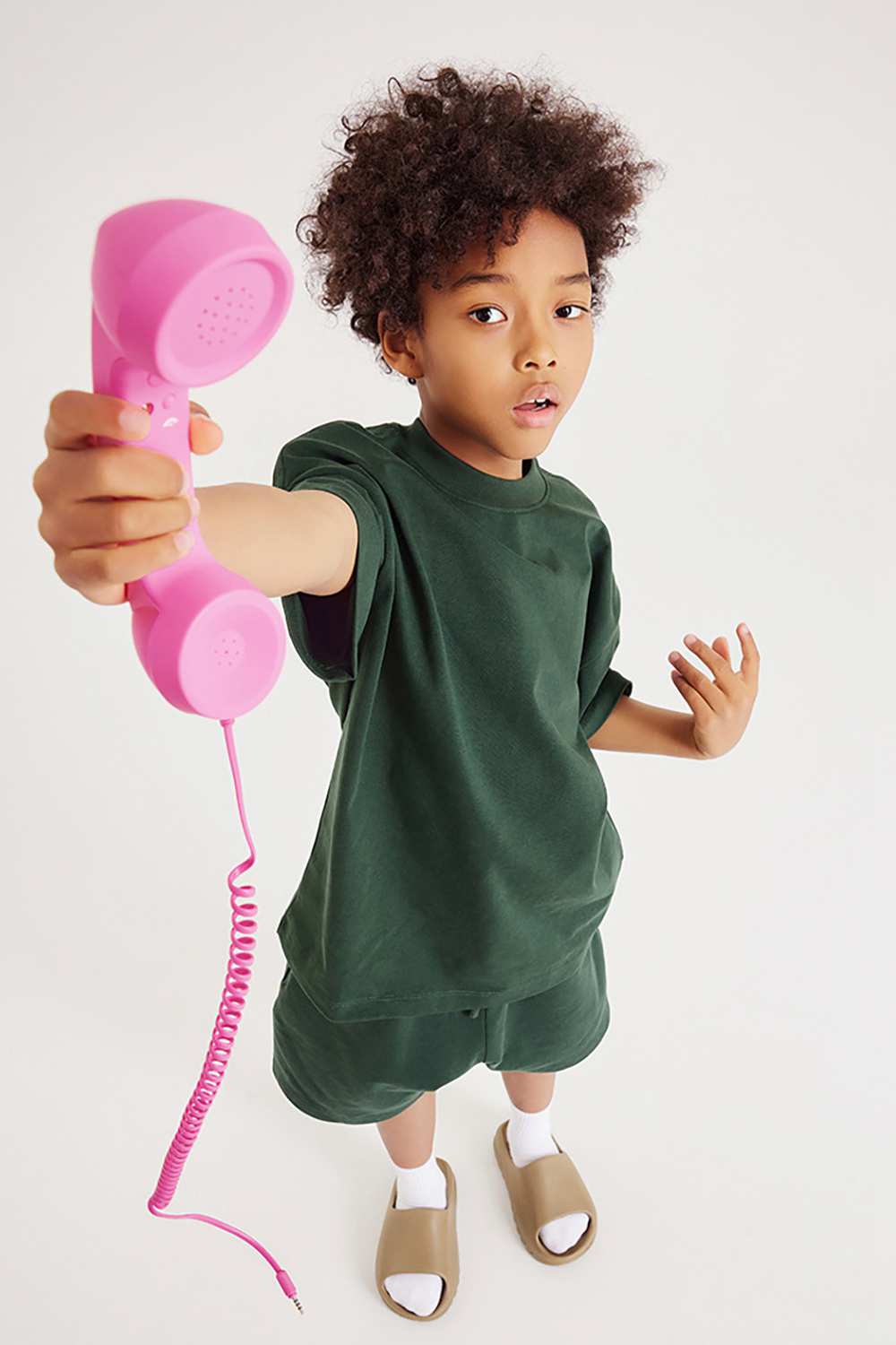 Kids' Heavyweight Cotton T-Shirt - Relaxed Fit, Vintage High Street Style