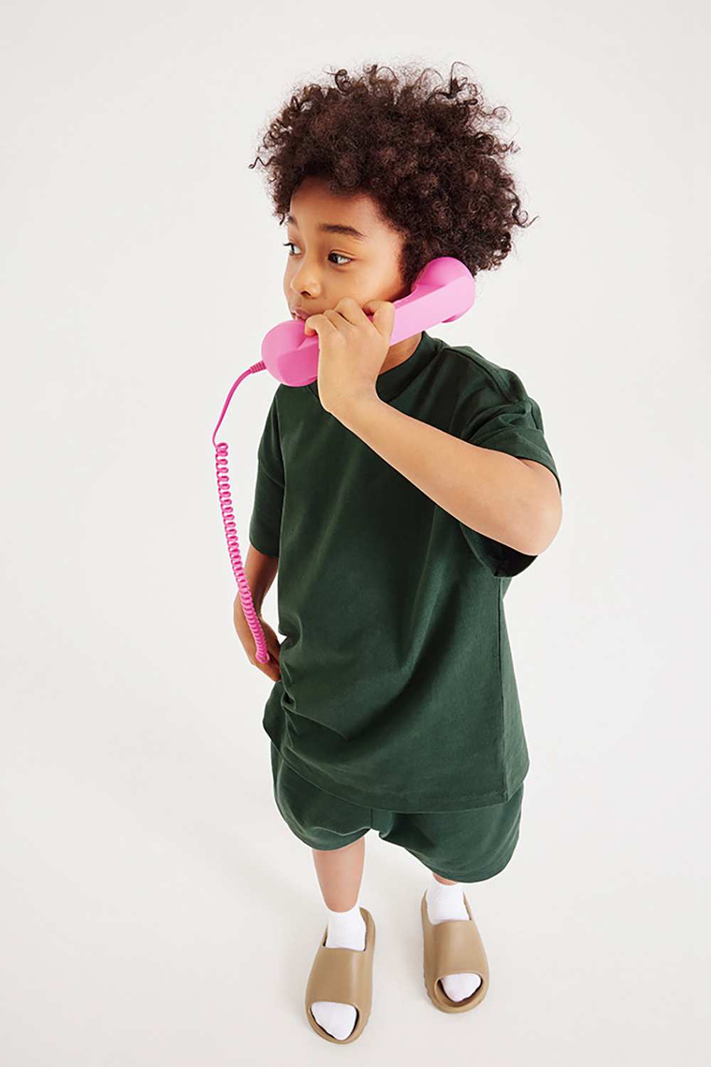 Kids' Heavyweight Cotton T-Shirt - Relaxed Fit, Vintage High Street Style