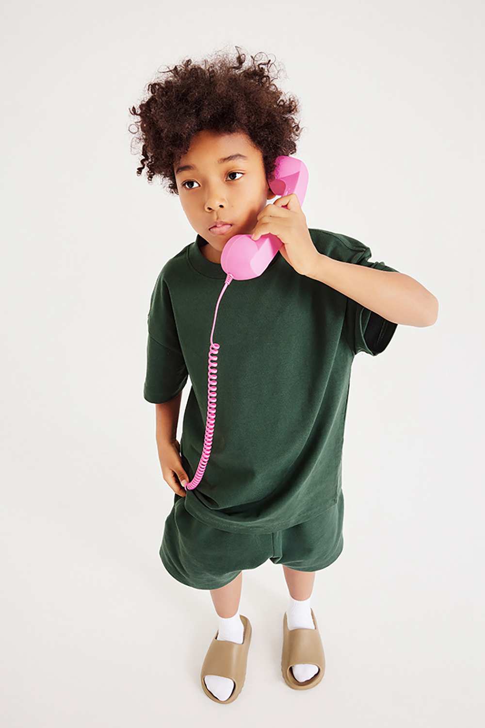 Kids' Heavyweight Cotton T-Shirt - Relaxed Fit, Vintage High Street Style