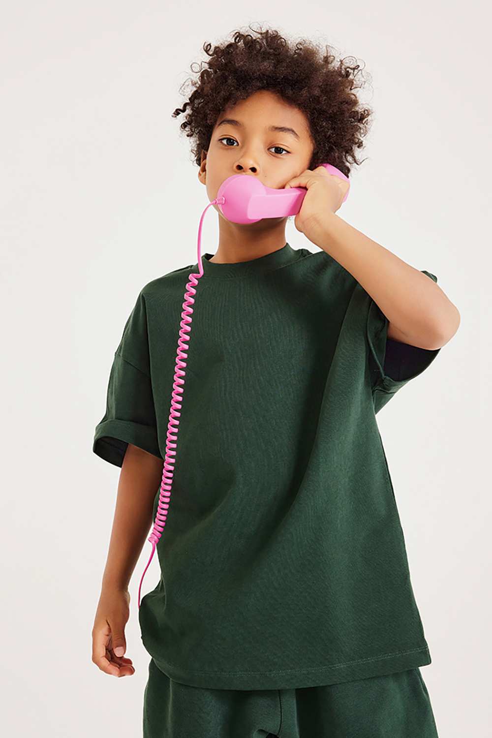 Kids' Heavyweight Cotton T-Shirt - Relaxed Fit, Vintage High Street Style