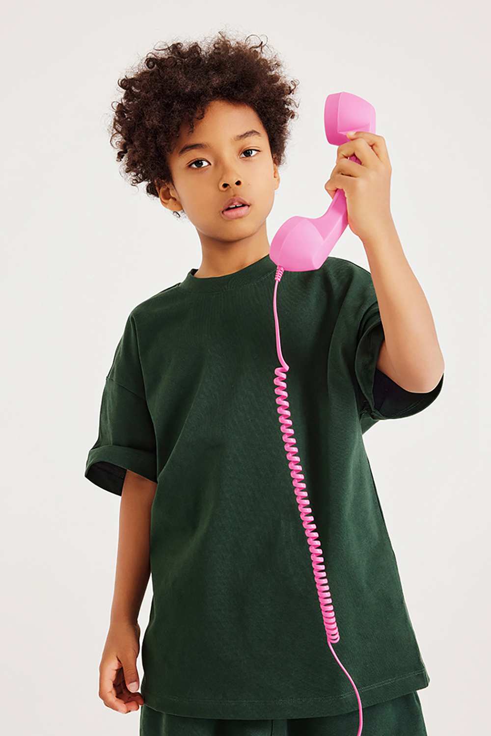 Kids' Heavyweight Cotton T-Shirt - Relaxed Fit, Vintage High Street Style