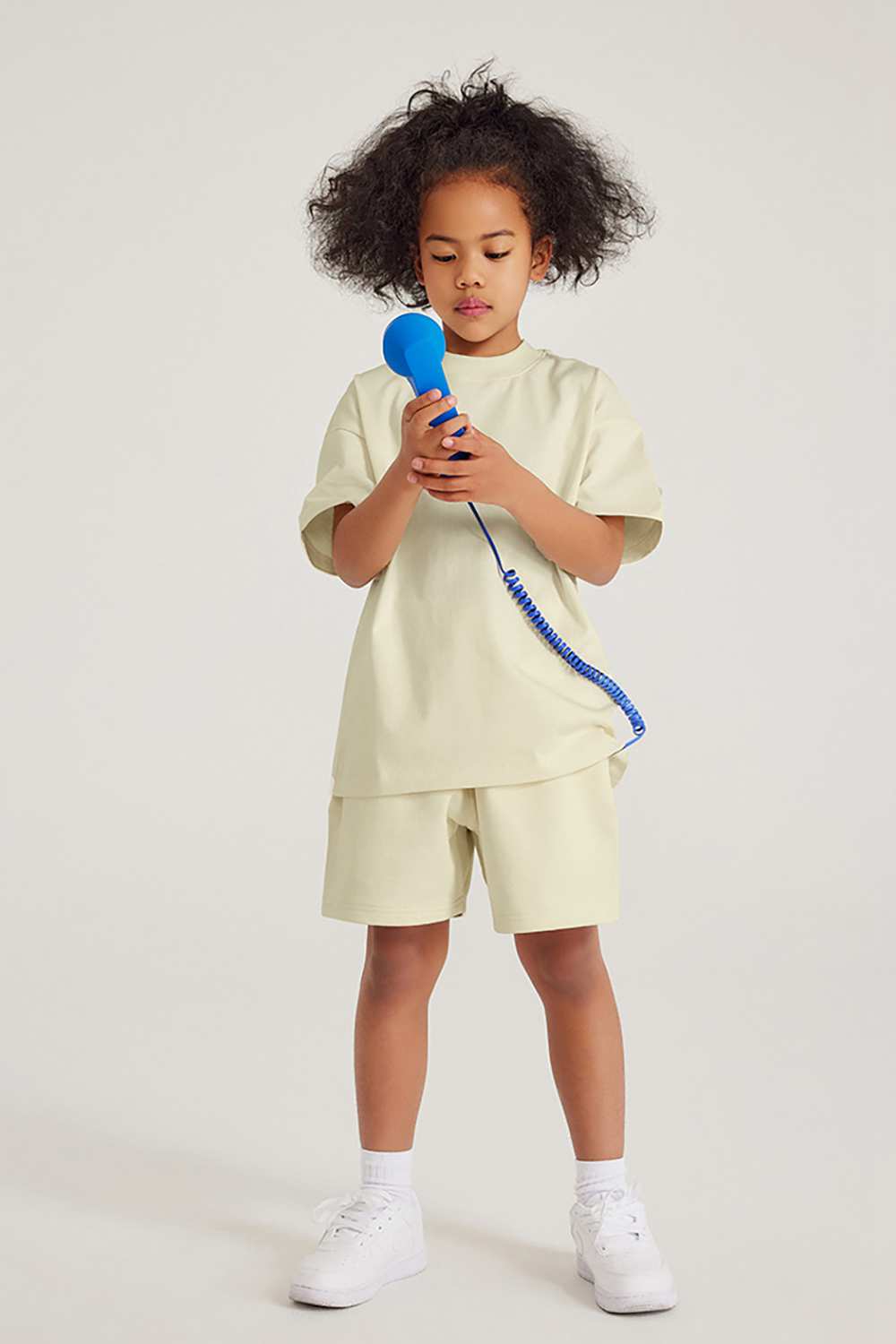 Kids' Heavyweight Cotton T-Shirt - Relaxed Fit, Vintage High Street Style