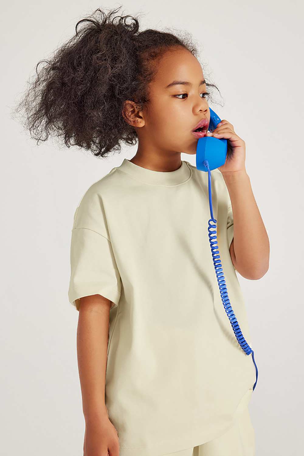 Kids' Heavyweight Cotton T-Shirt - Relaxed Fit, Vintage High Street Style