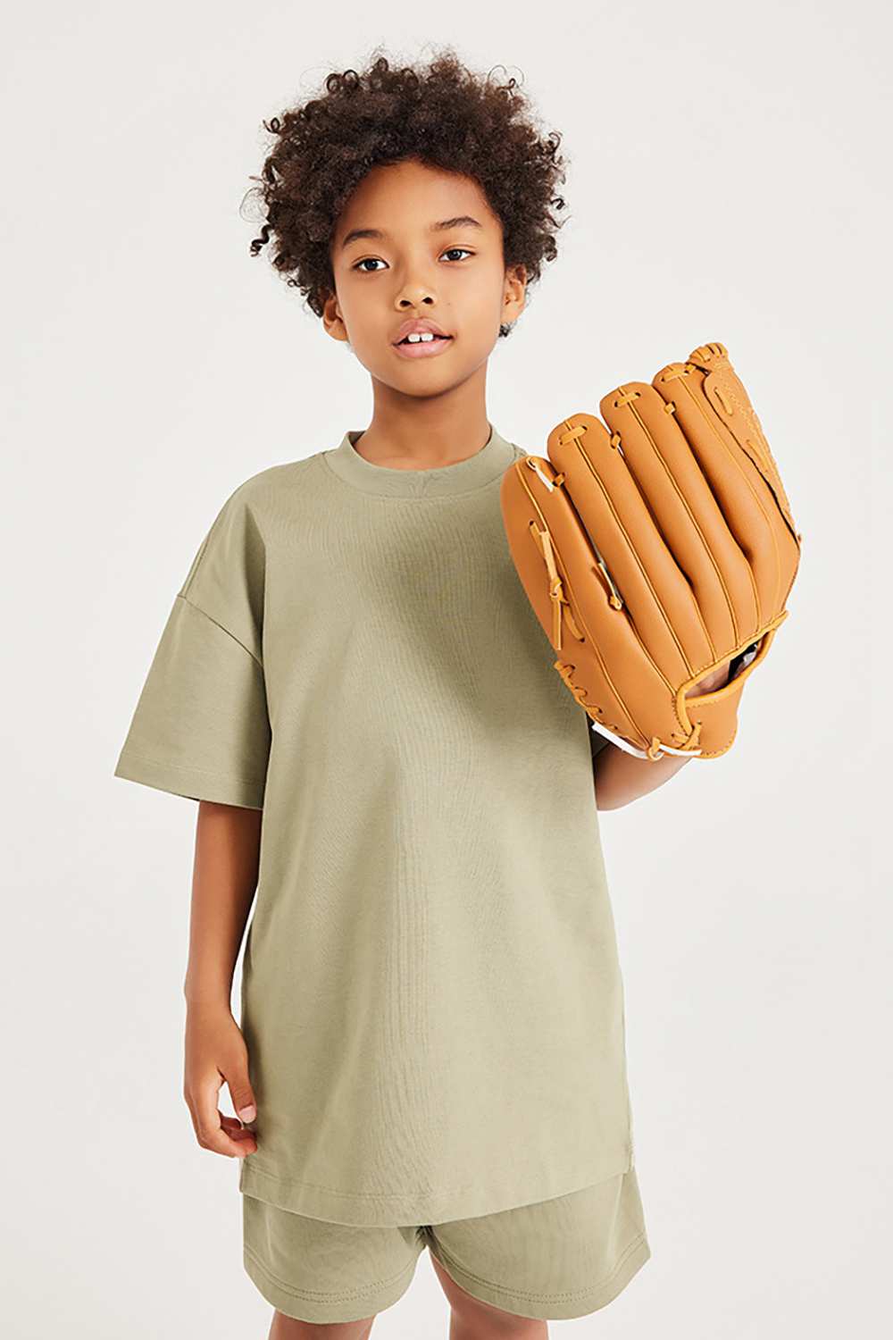 Kids' Heavyweight Cotton T-Shirt - Relaxed Fit, Vintage High Street Style