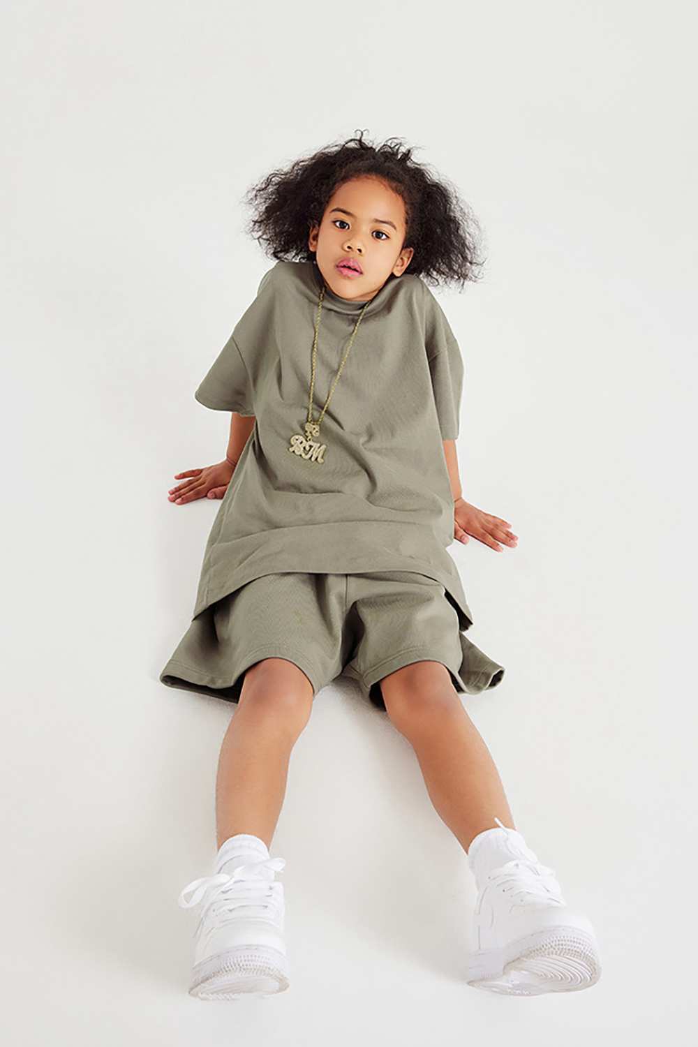 Kids' Heavyweight Cotton T-Shirt - Relaxed Fit, Vintage High Street Style