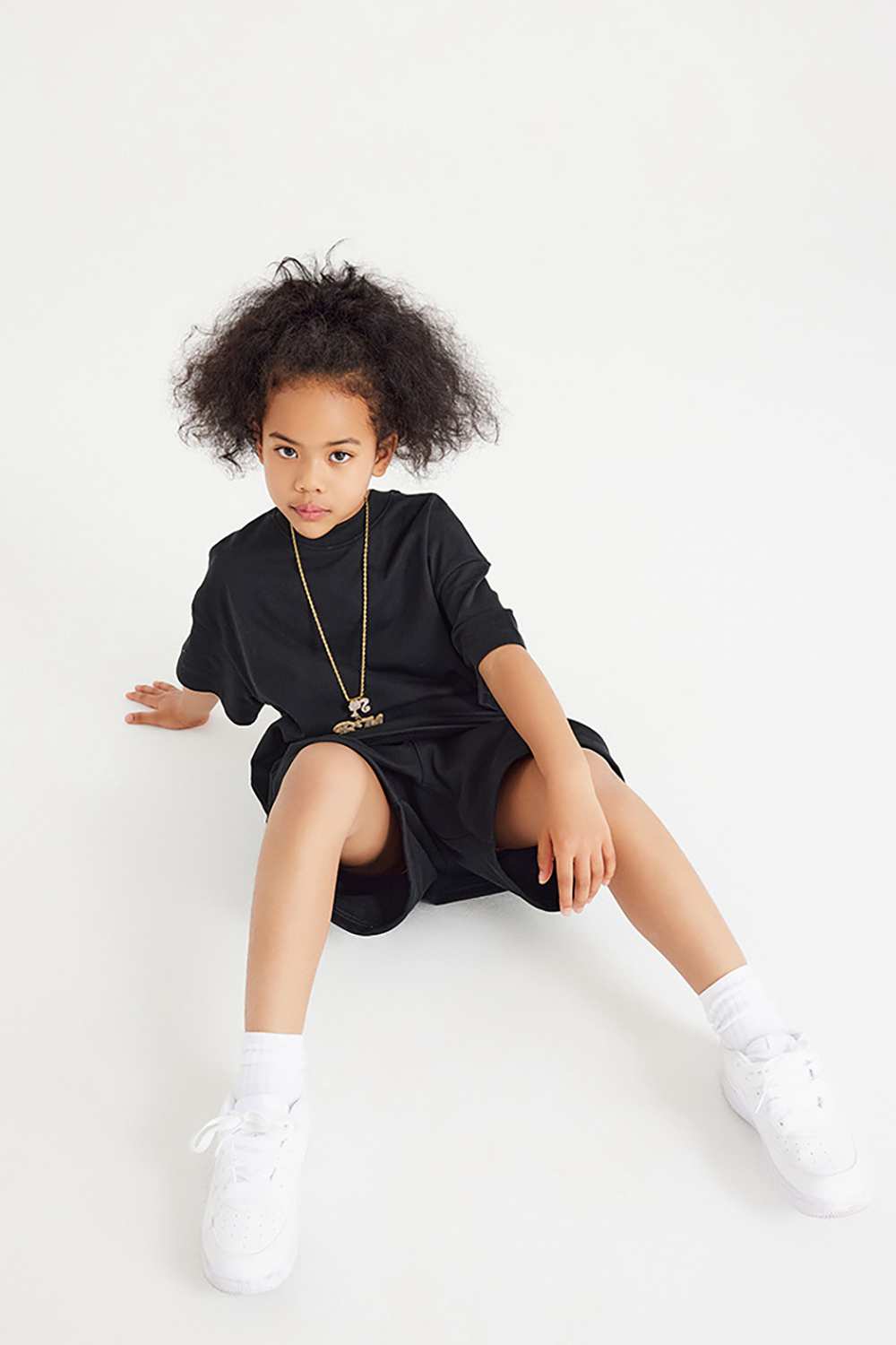 Kids' Heavyweight Cotton T-Shirt - Relaxed Fit, Vintage High Street Style