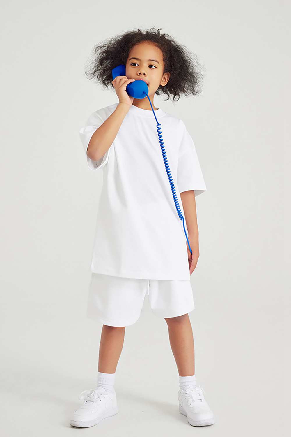 Kids' Heavyweight Cotton T-Shirt - Relaxed Fit, Vintage High Street Style