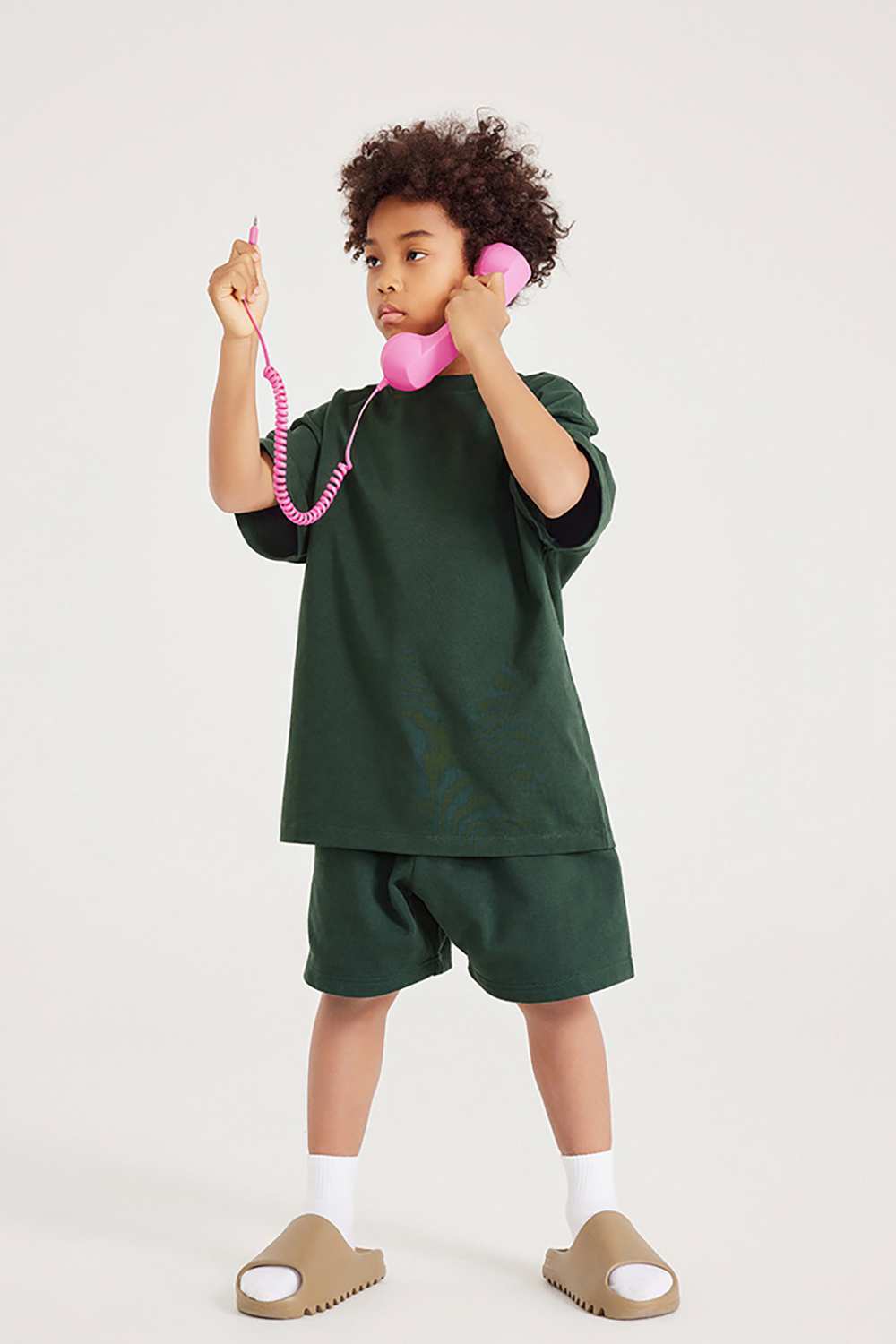 Kids' Vintage-Style Heavyweight Shorts - High Street Summer Wear