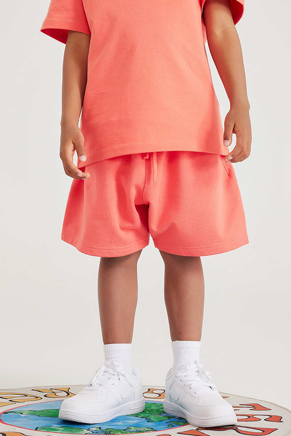 Kids' Vintage-Style Heavyweight Shorts - High Street Summer Wear