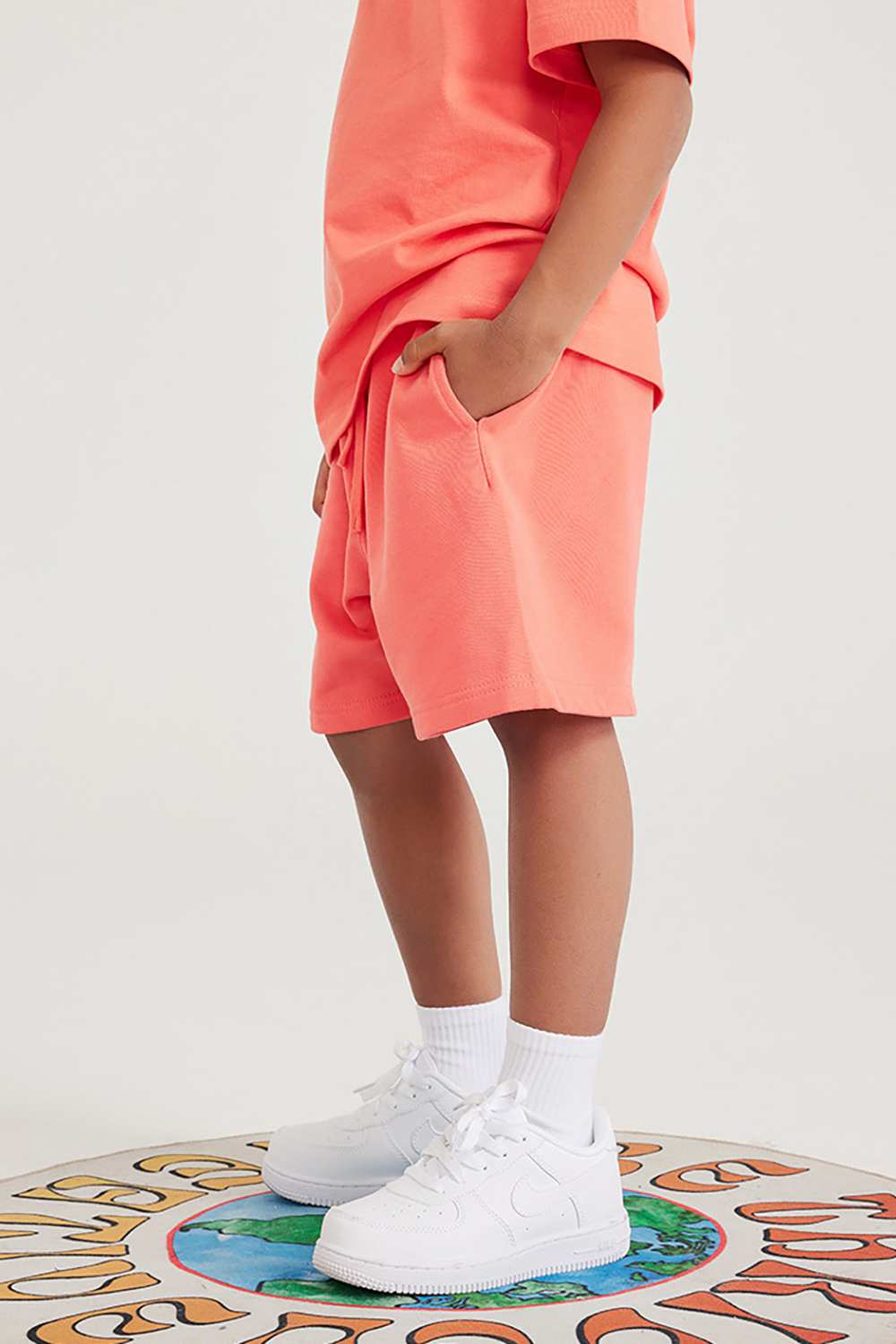 Kids' Vintage-Style Heavyweight Shorts - High Street Summer Wear