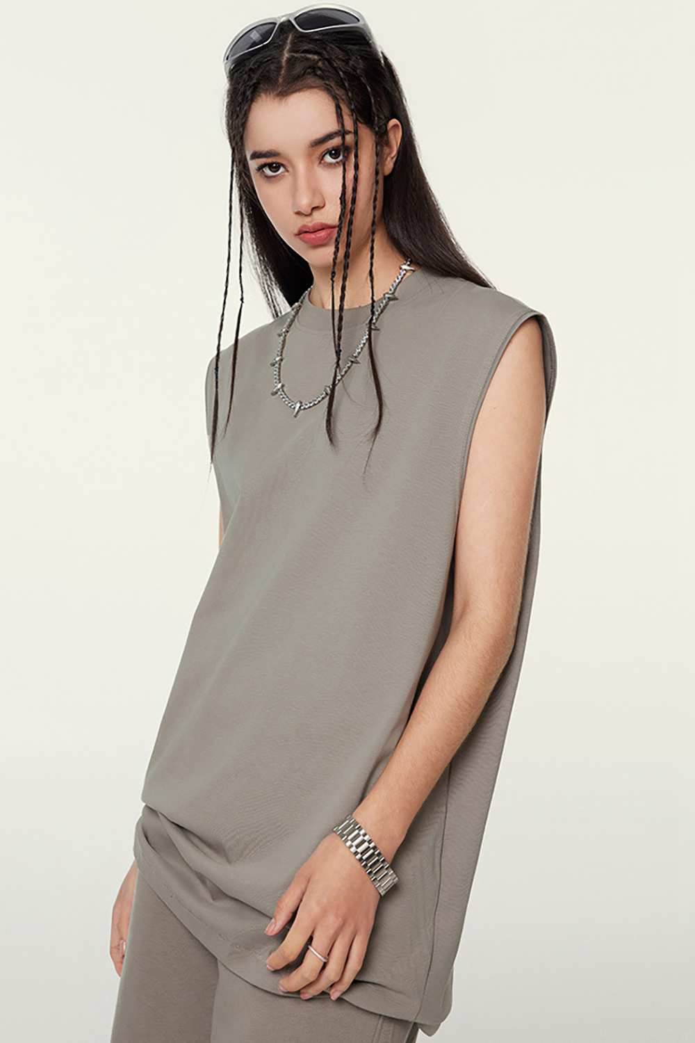 Unisex Vintage High Street Washed Sleeveless T-Shirt - Tech-Cool Performance Tee