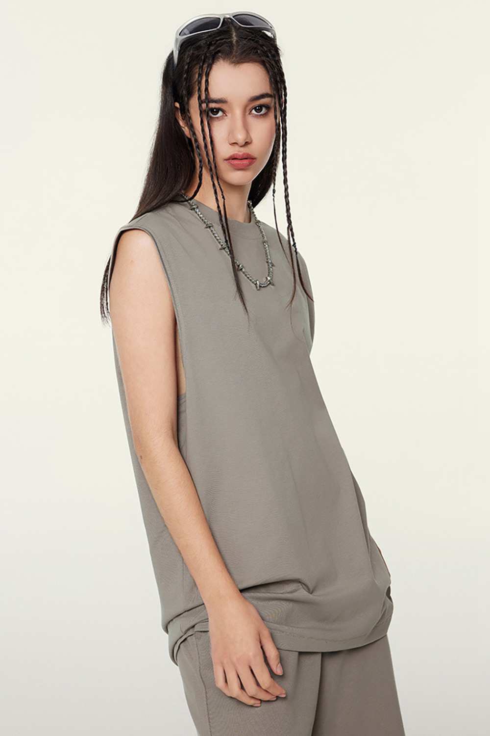 Unisex Vintage High Street Washed Sleeveless T-Shirt - Tech-Cool Performance Tee