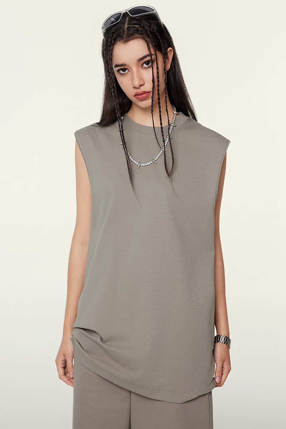 Unisex Vintage High Street Washed Sleeveless T-Shirt - Tech-Cool Performance Tee