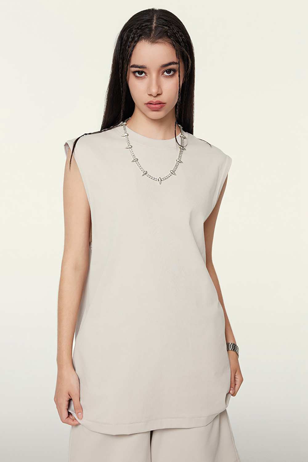Unisex Vintage High Street Washed Sleeveless T-Shirt - Tech-Cool Performance Tee