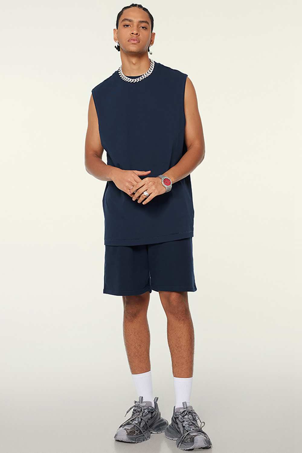 Unisex Vintage High Street Washed Sleeveless T-Shirt - Tech-Cool Performance Tee