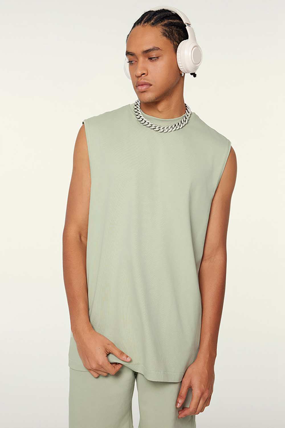 Unisex Vintage High Street Washed Sleeveless T-Shirt - Tech-Cool Performance Tee