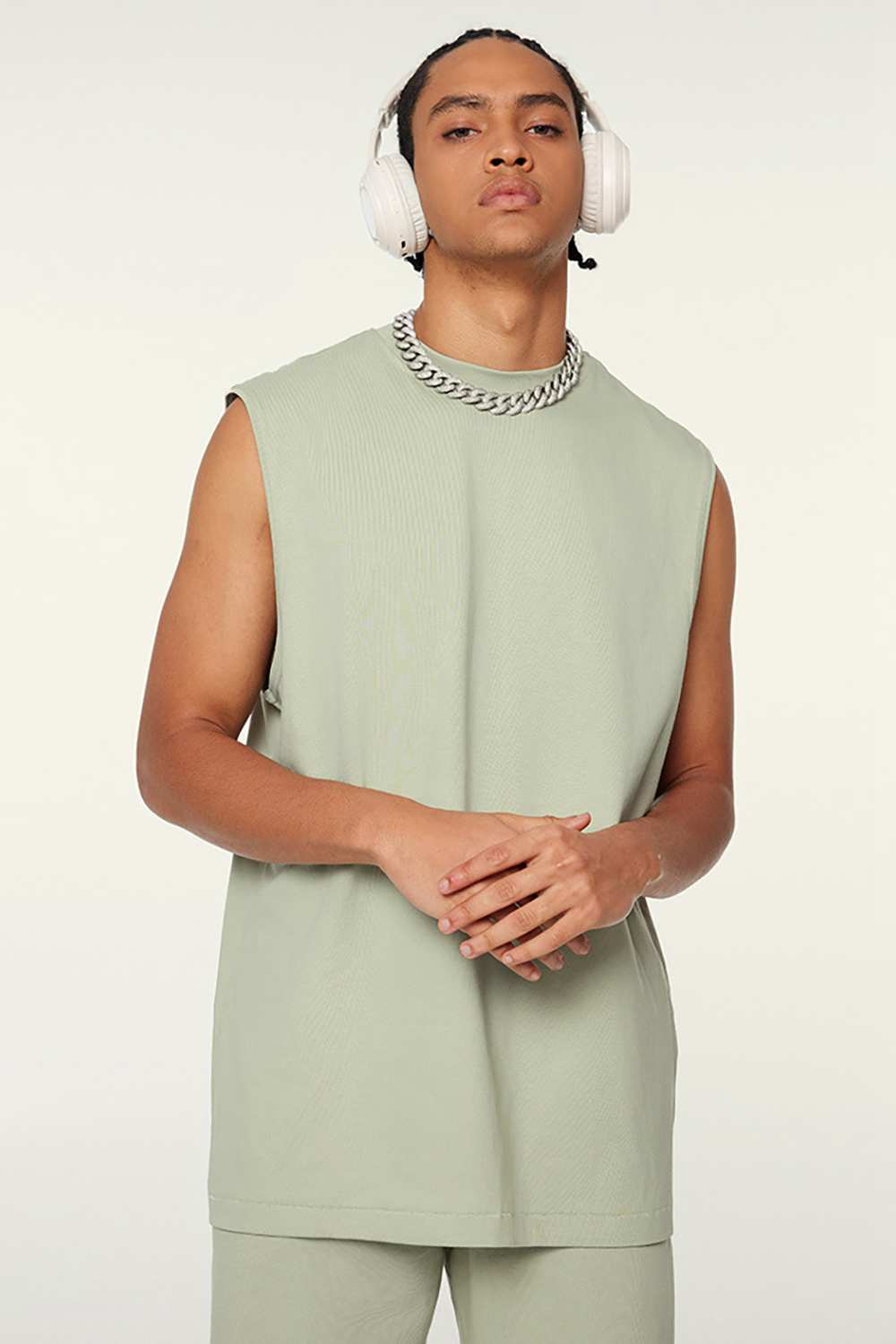 Unisex Vintage High Street Washed Sleeveless T-Shirt - Tech-Cool Performance Tee