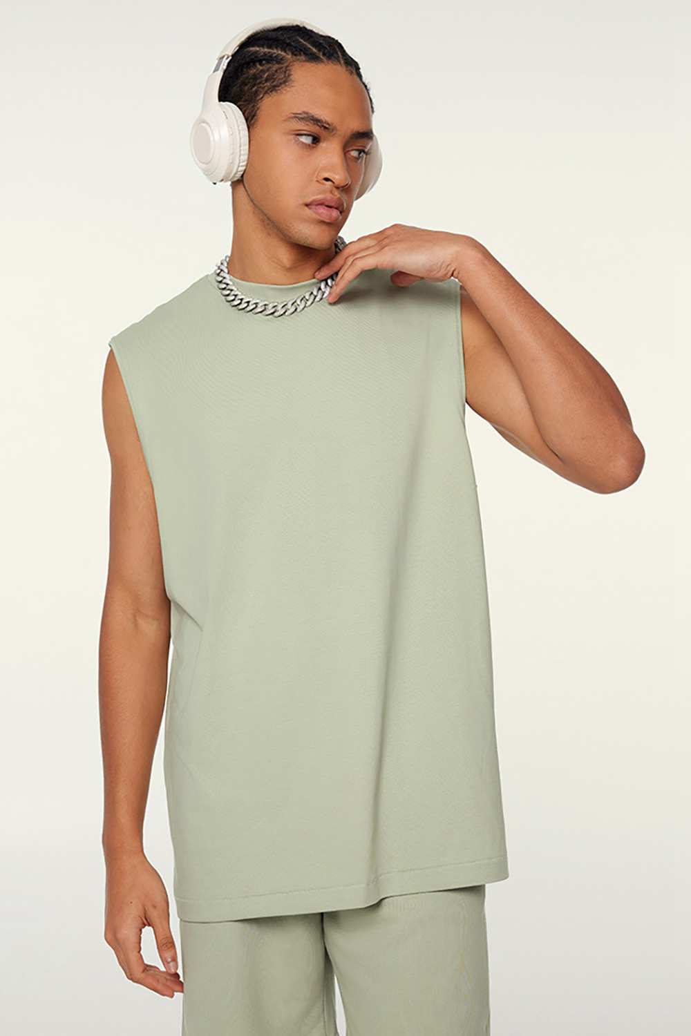 Unisex Vintage High Street Washed Sleeveless T-Shirt - Tech-Cool Performance Tee