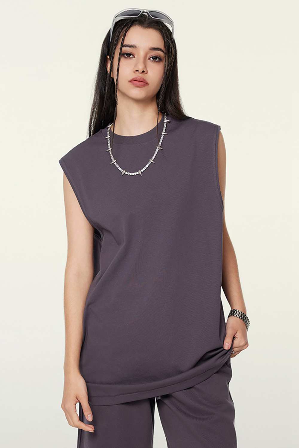 Unisex Vintage High Street Washed Sleeveless T-Shirt - Tech-Cool Performance Tee