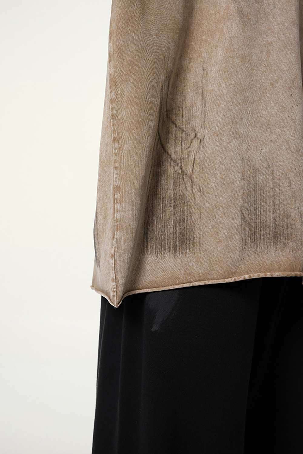 Artisanal Brushstroke Vintage Tee _ Creative Casual
