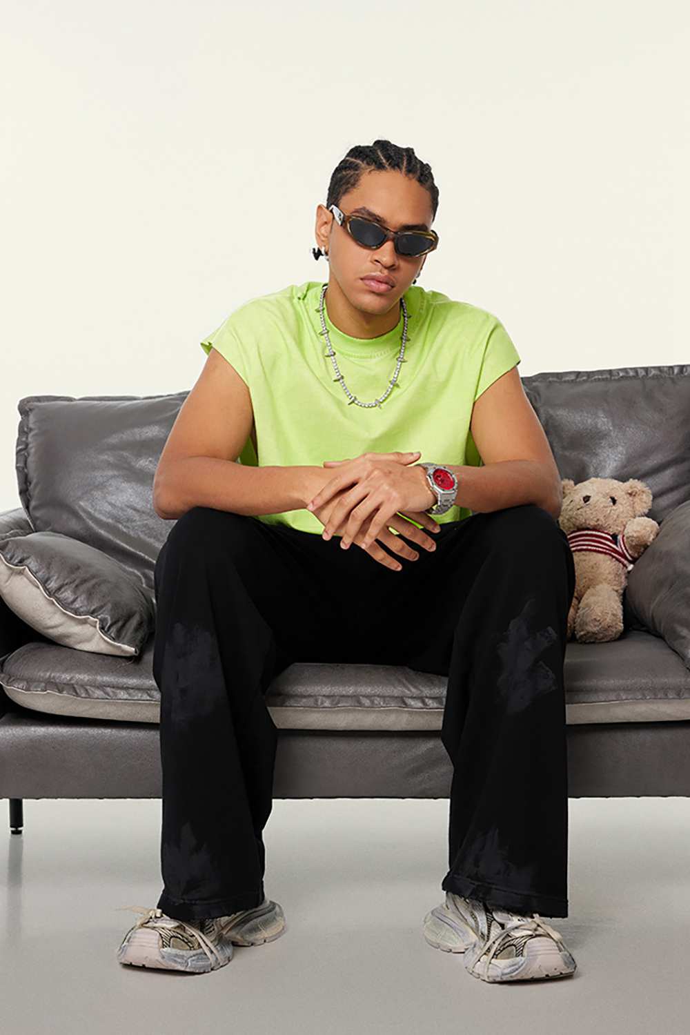 Vintage Washed T-Shirt | Urban Street Art Tank | High Street Fashion