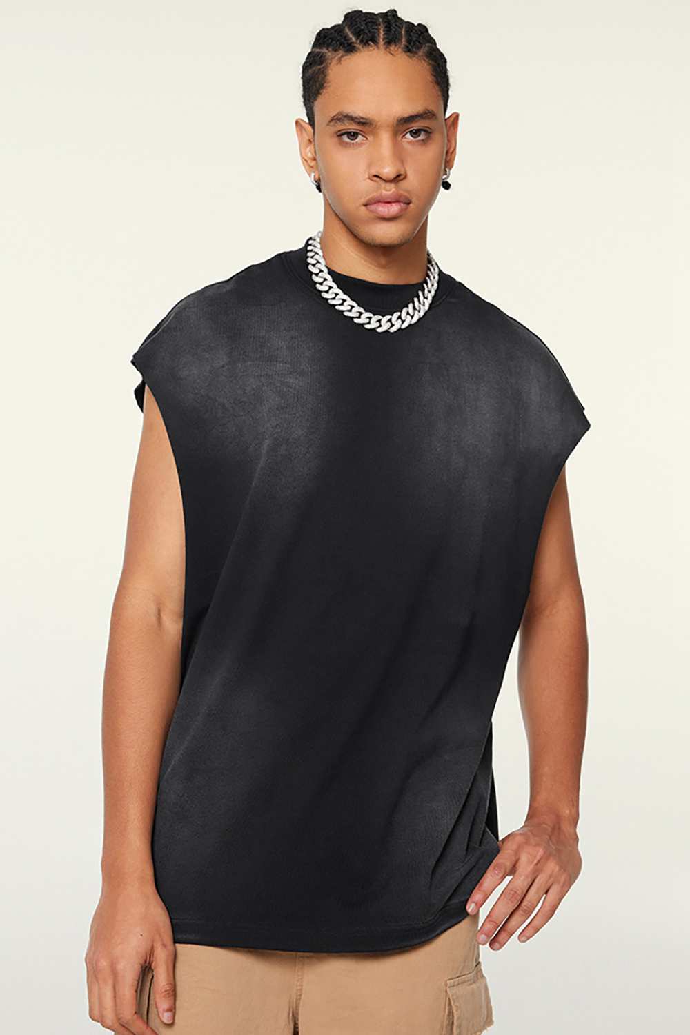 Men's Vintage Washed Tank Top - High Street T-Shirt by WearingLab
