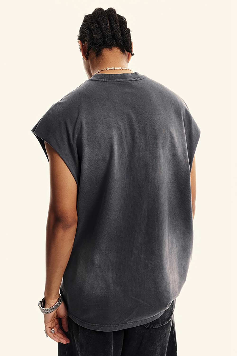 Men's Vintage Washed Tank Top - High Street T-Shirt by WearingLab