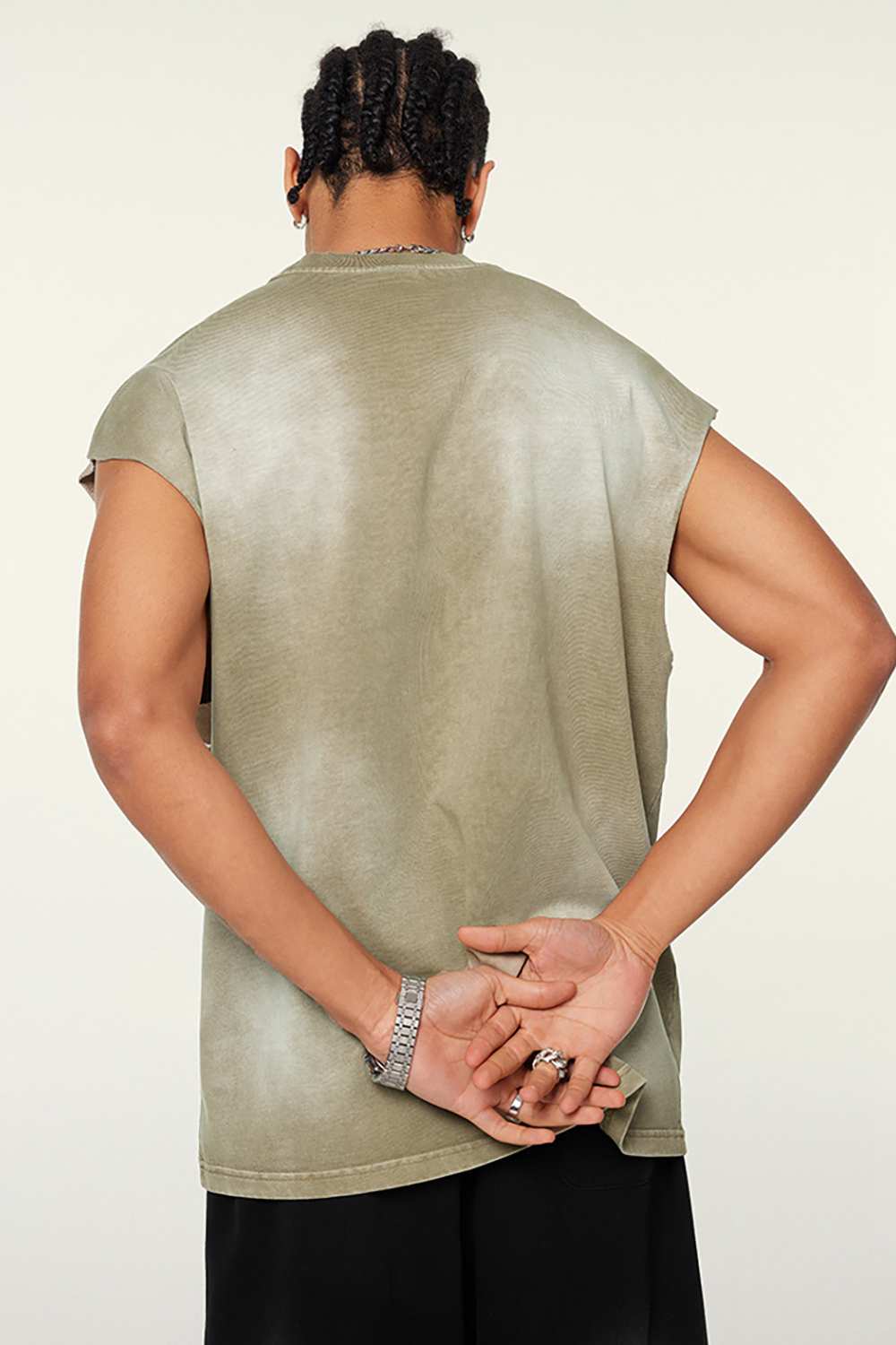 Men's Vintage Washed Tank Top - High Street T-Shirt by WearingLab