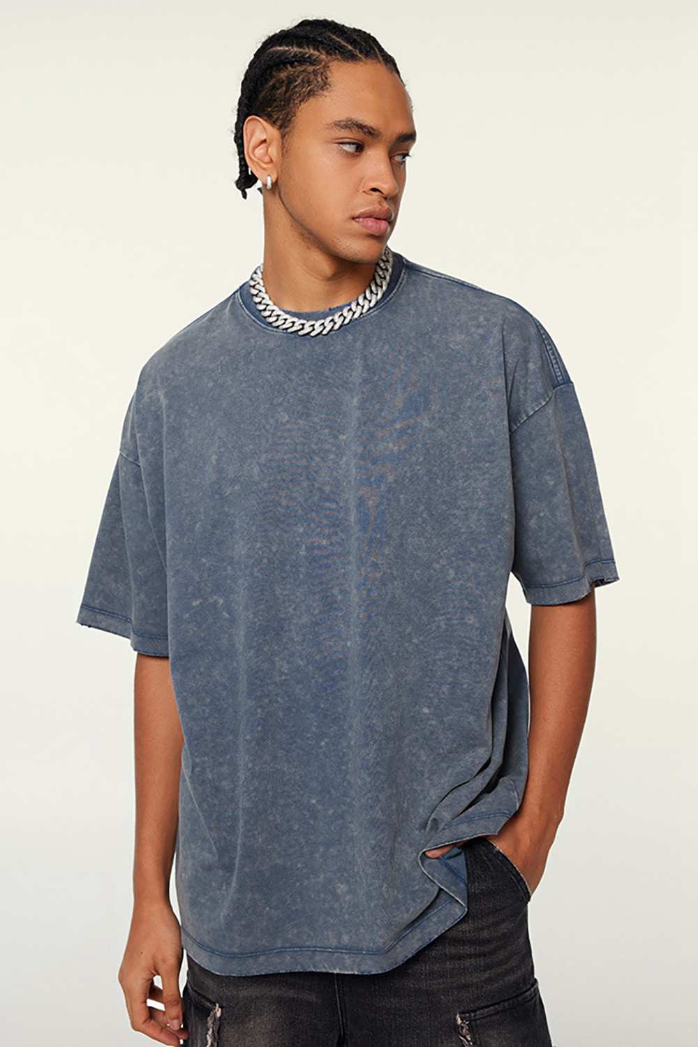 Vintage-Inspired Quick-Dry T-Shirt - Urban Casual Sportswear, Washed Finish