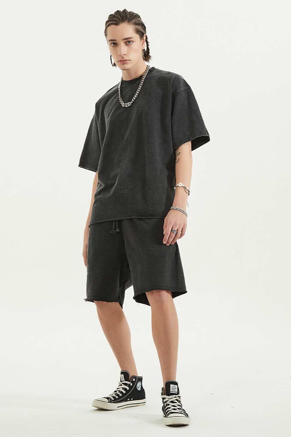 Vintage Distressed T-Shirt - Relaxed Fit High Street Tee | WearingLab