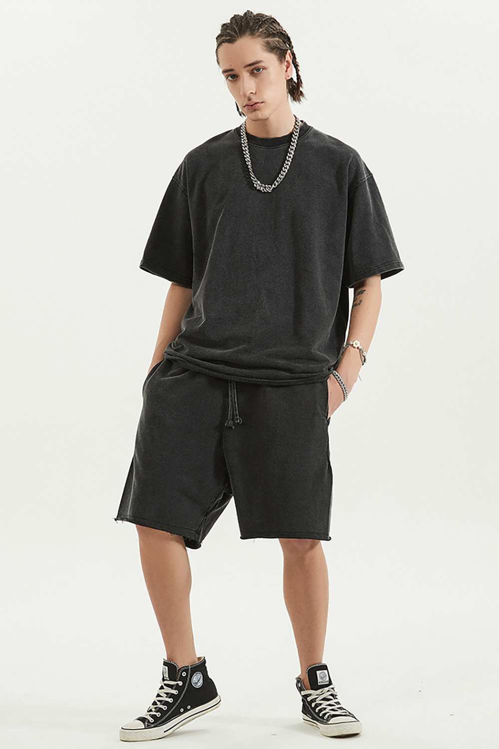 Vintage Distressed T-Shirt - Relaxed Fit High Street Tee | WearingLab