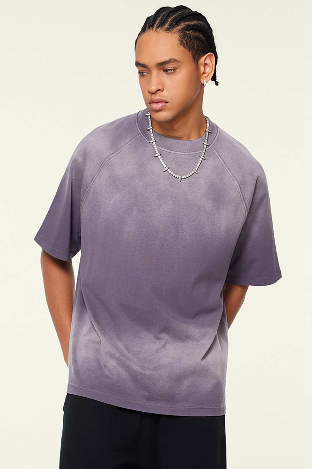 Ombre Vintage Tee: Gradient Elegance in a Relaxed Cut