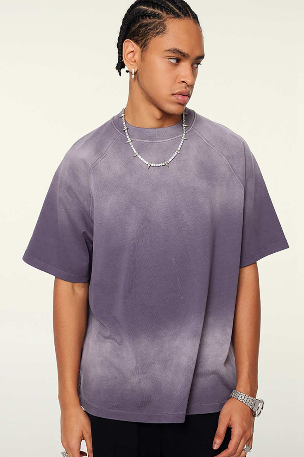 Ombre Vintage Tee: Gradient Elegance in a Relaxed Cut