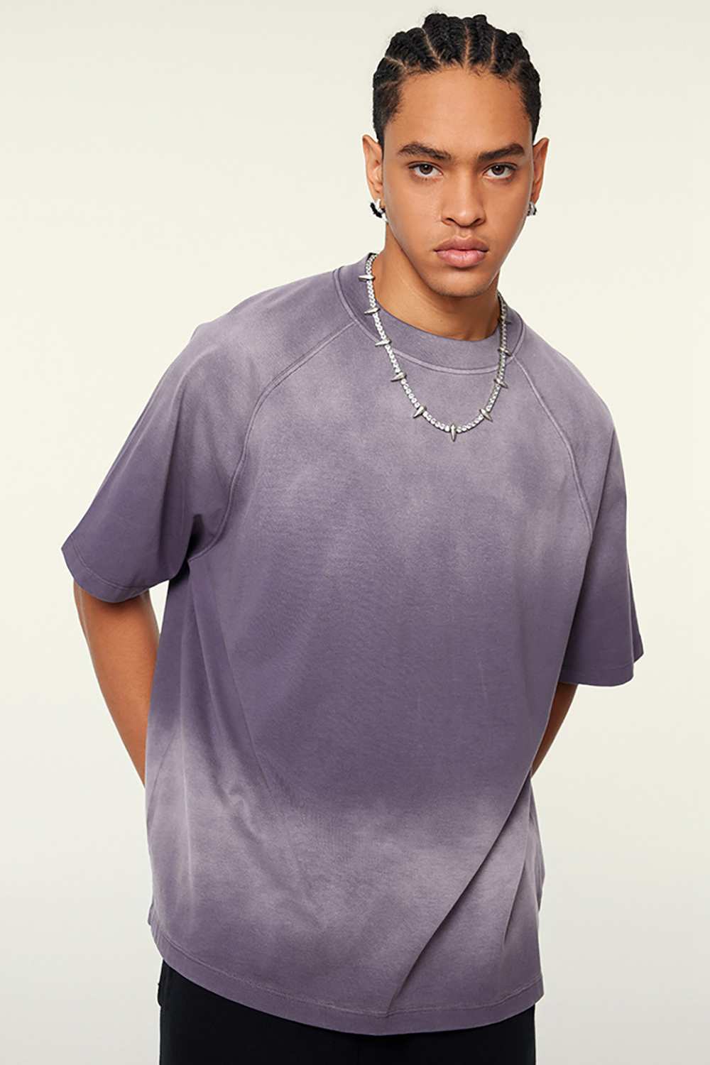 Ombre Vintage Tee: Gradient Elegance in a Relaxed Cut