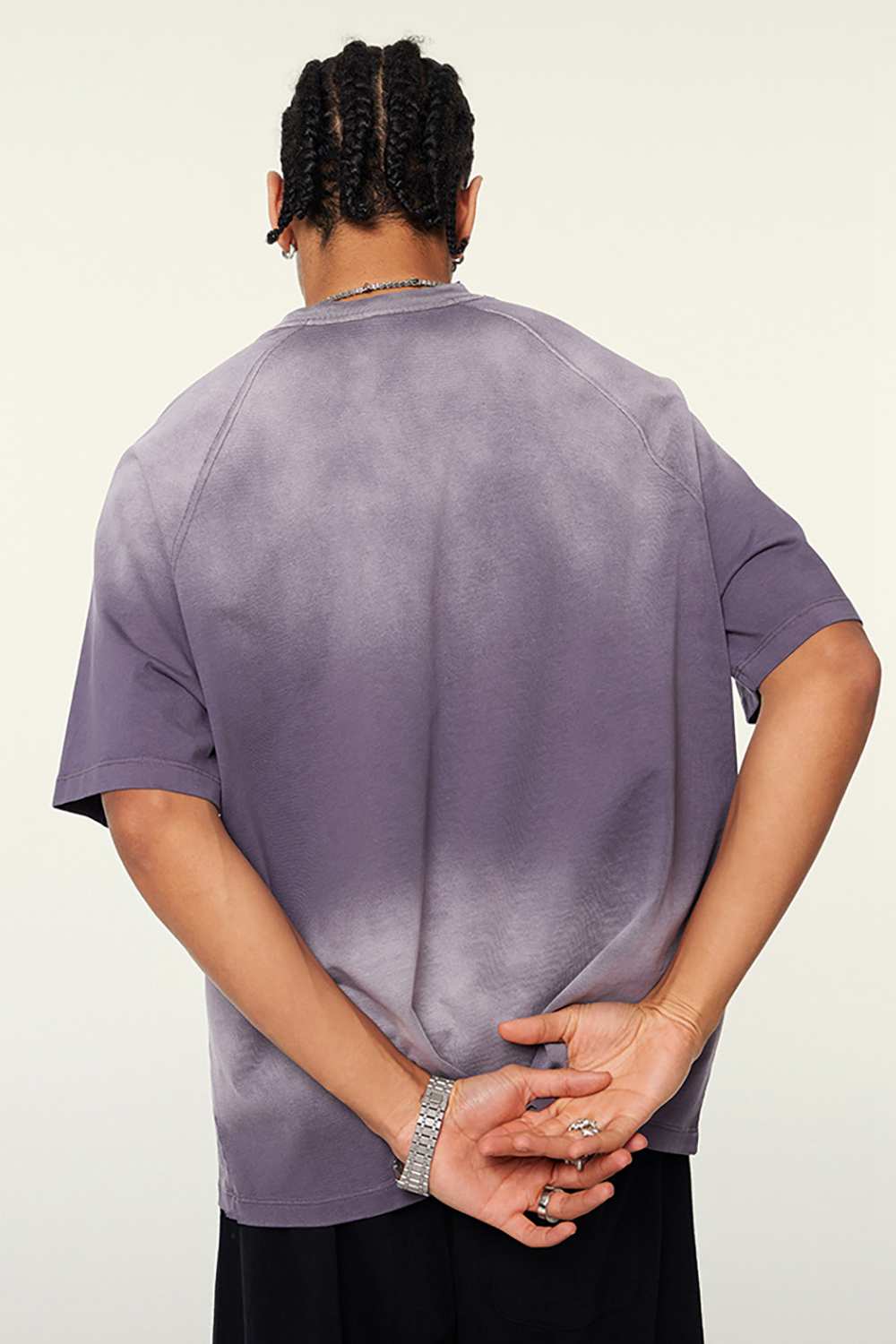 Ombre Vintage Tee: Gradient Elegance in a Relaxed Cut