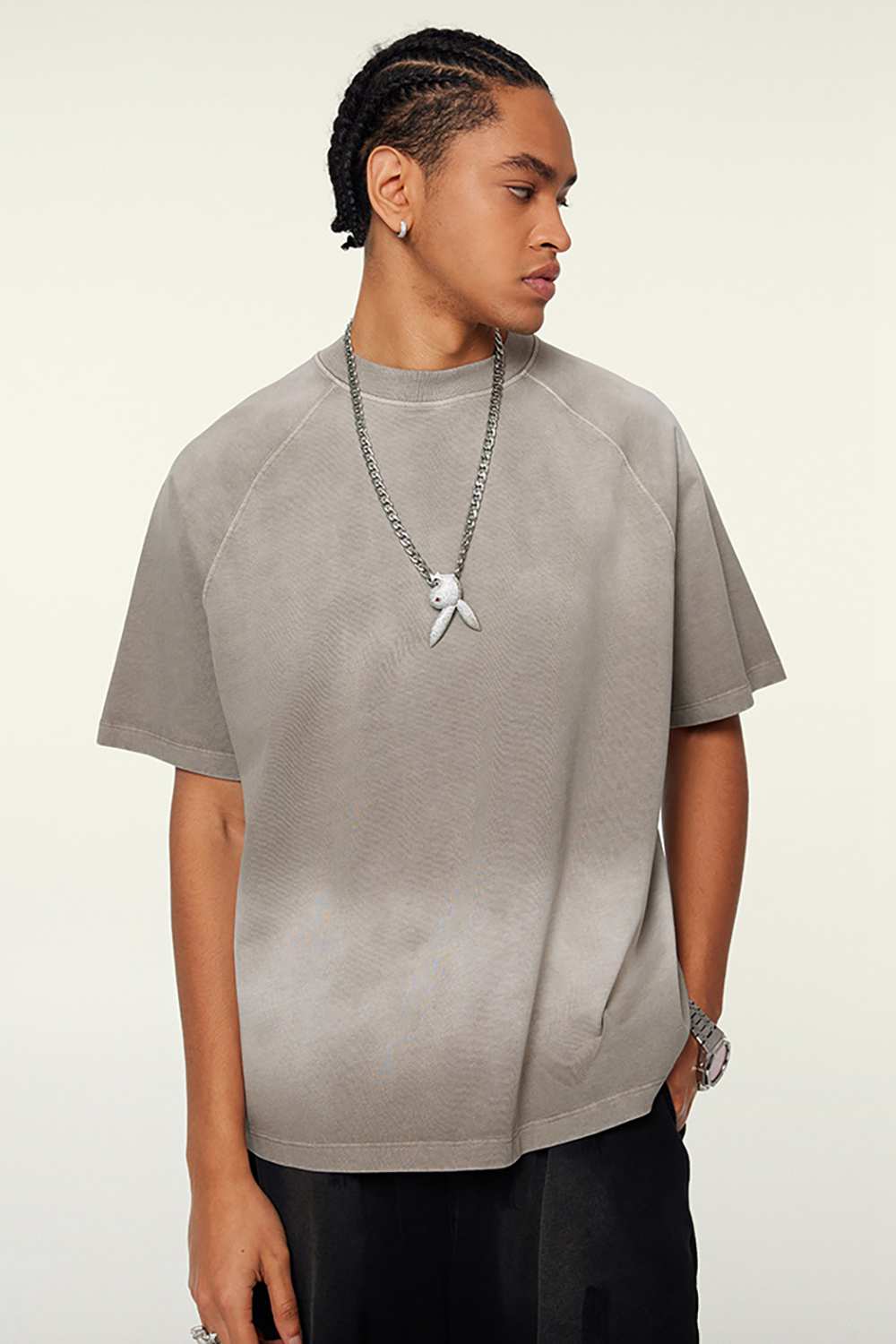 Ombre Vintage Tee: Gradient Elegance in a Relaxed Cut
