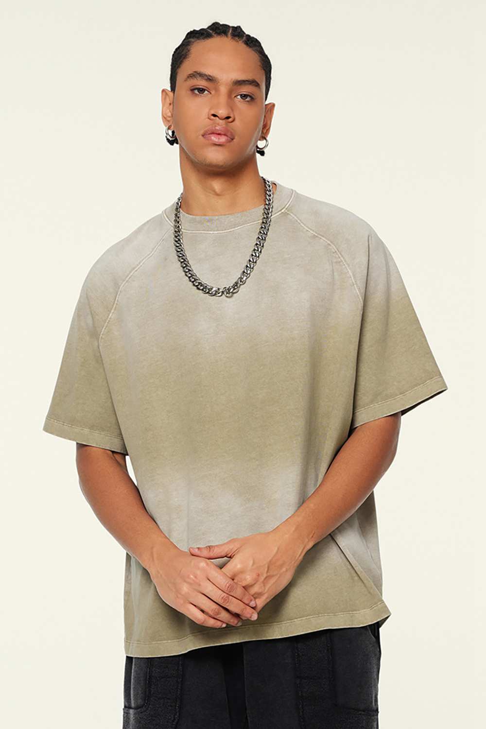 Ombre Vintage Tee: Gradient Elegance in a Relaxed Cut