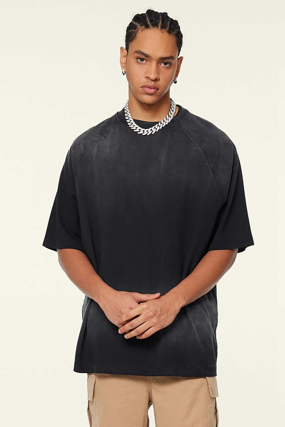Ombre Vintage Tee: Gradient Elegance in a Relaxed Cut