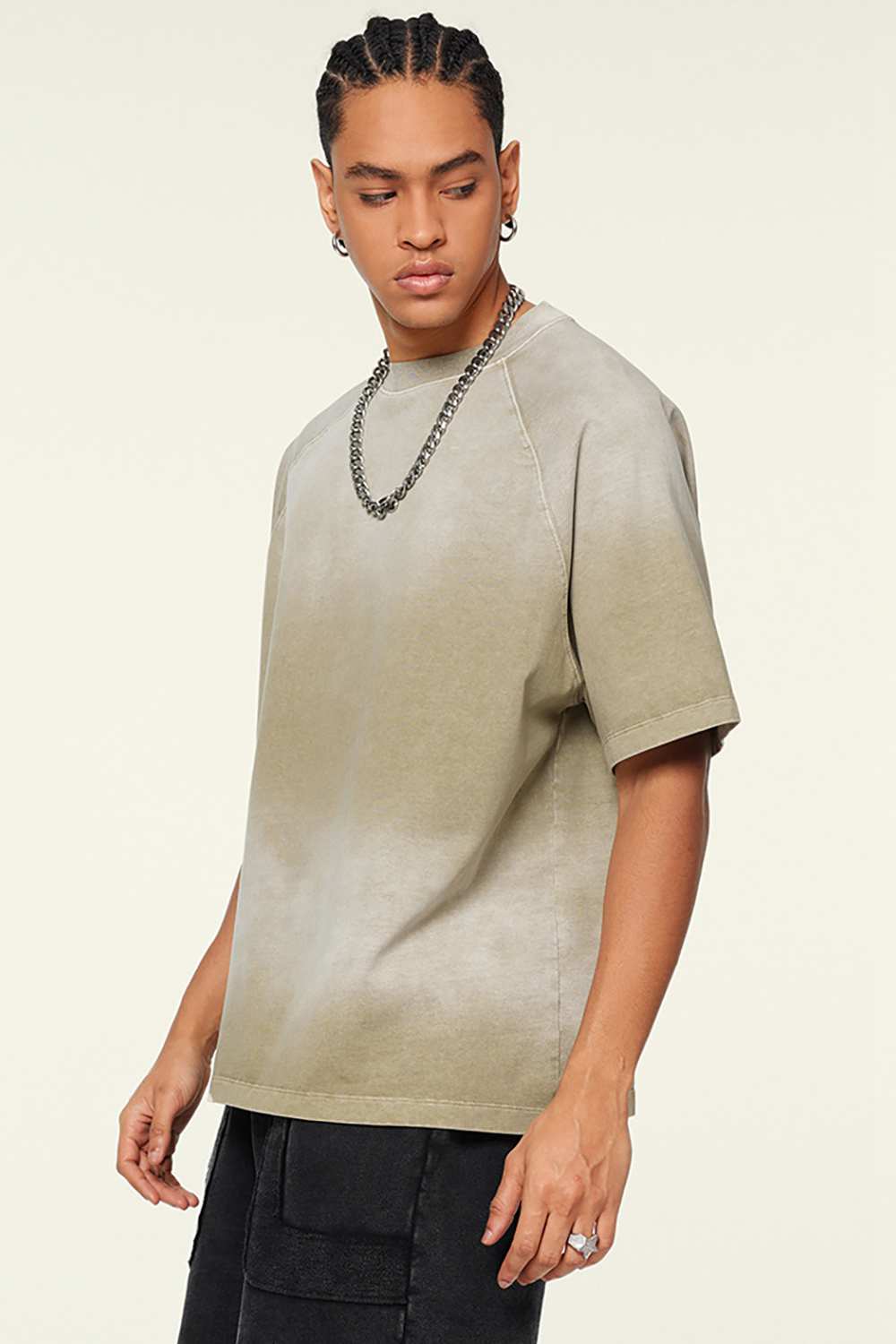 Ombre Vintage Tee: Gradient Elegance in a Relaxed Cut