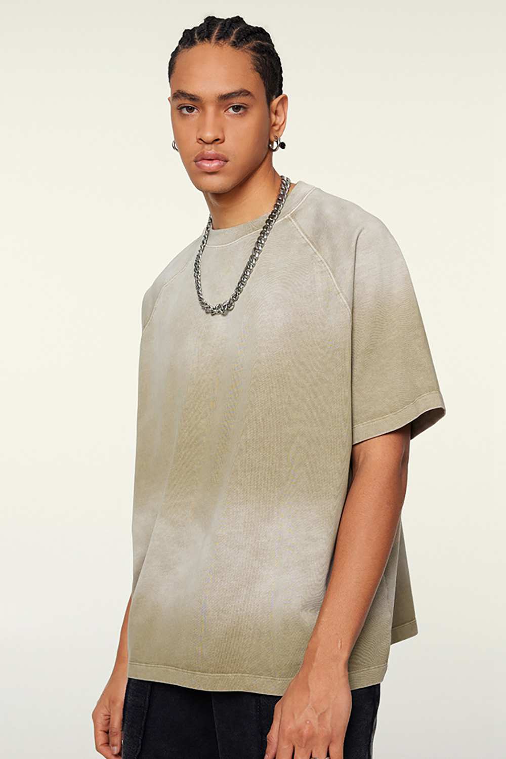 Ombre Vintage Tee: Gradient Elegance in a Relaxed Cut