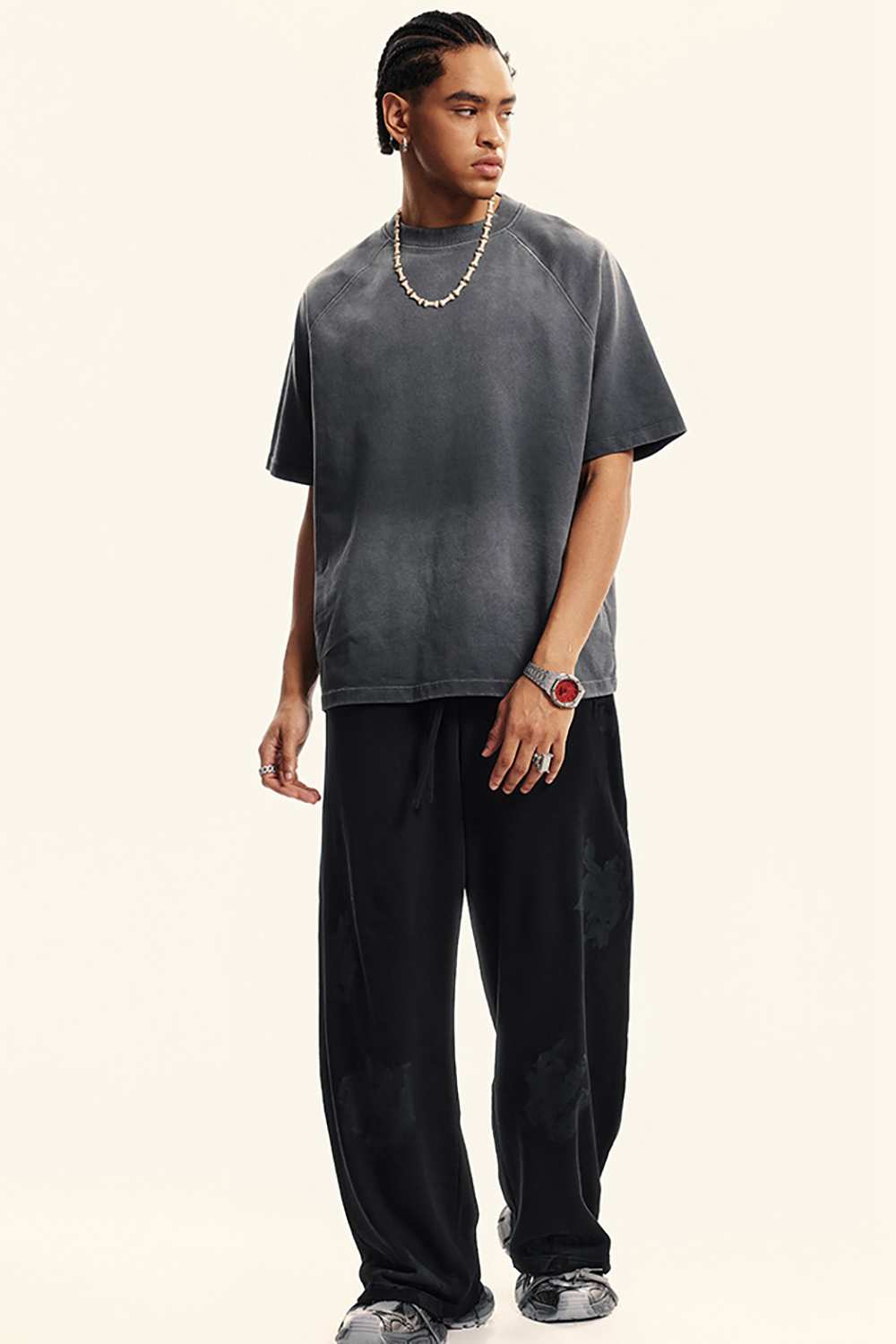 Ombre Vintage Tee: Gradient Elegance in a Relaxed Cut