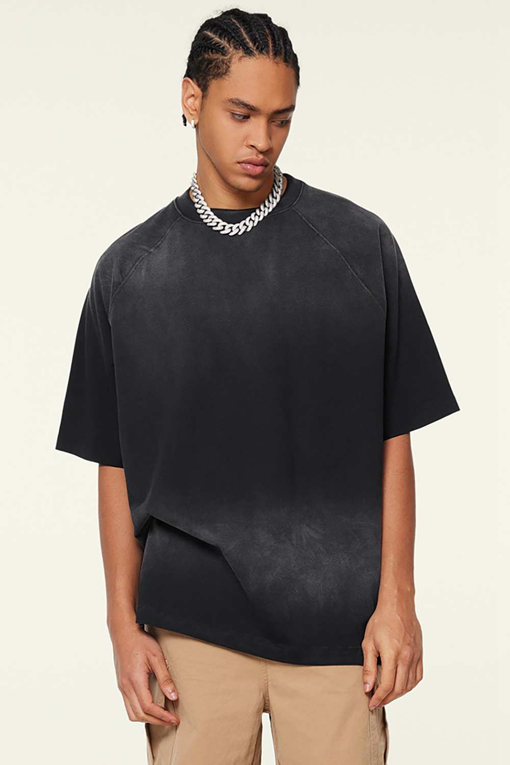 Ombre Vintage Tee: Gradient Elegance in a Relaxed Cut