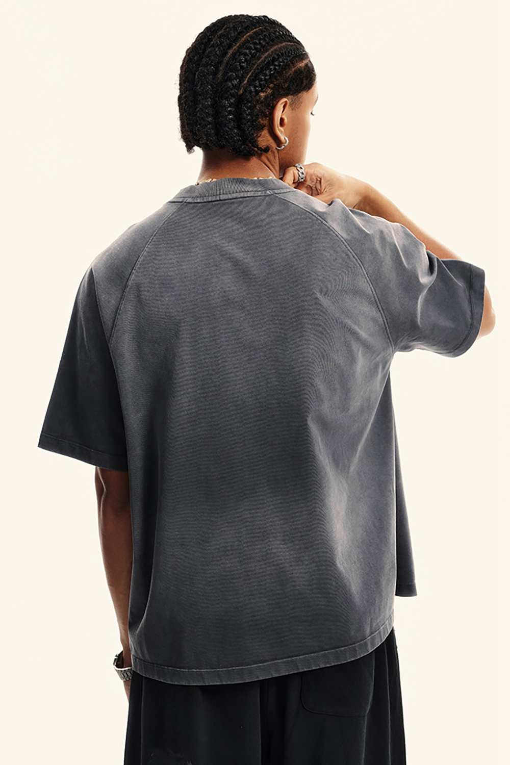 Ombre Vintage Tee: Gradient Elegance in a Relaxed Cut