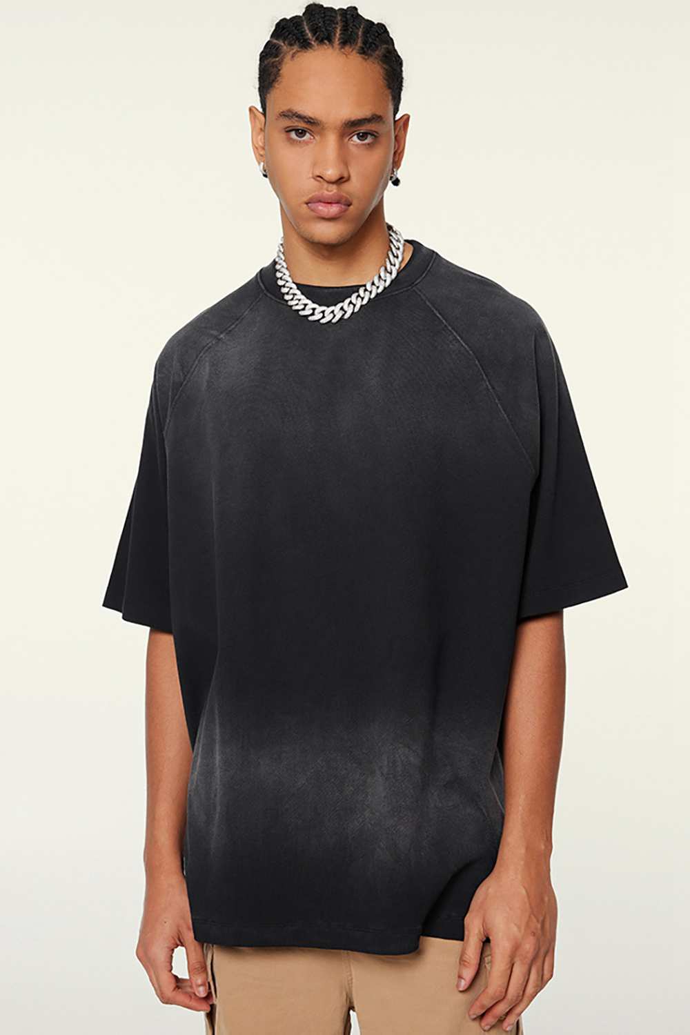 Ombre Vintage Tee: Gradient Elegance in a Relaxed Cut