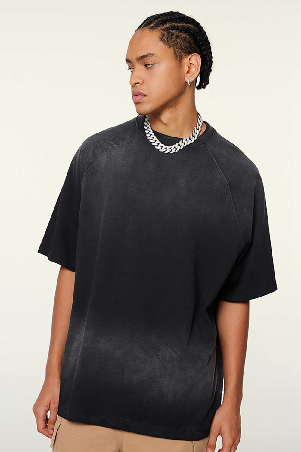 Ombre Vintage Tee: Gradient Elegance in a Relaxed Cut