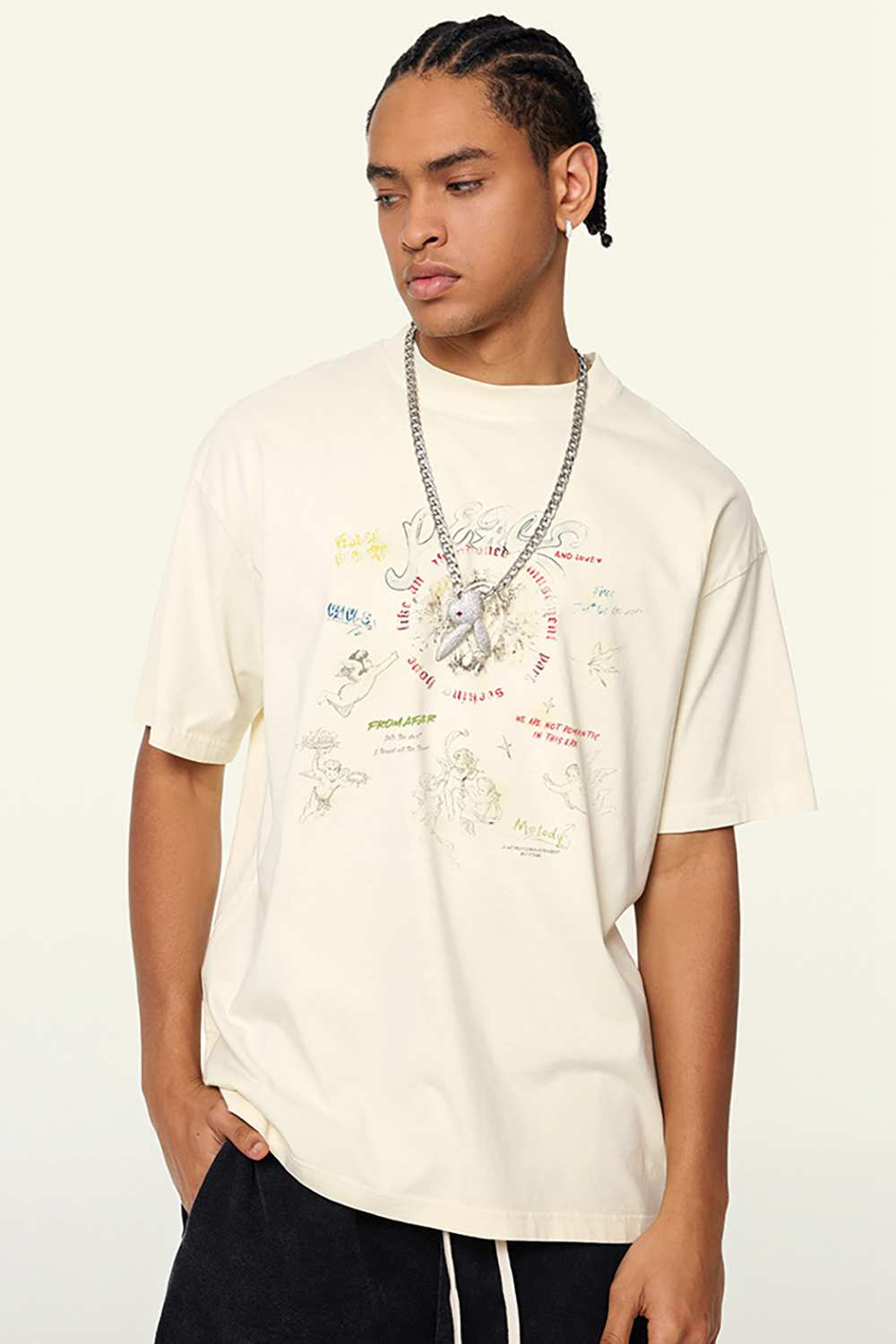 "Celestial Harmony" Vintage Tee: Whispers of Eternity