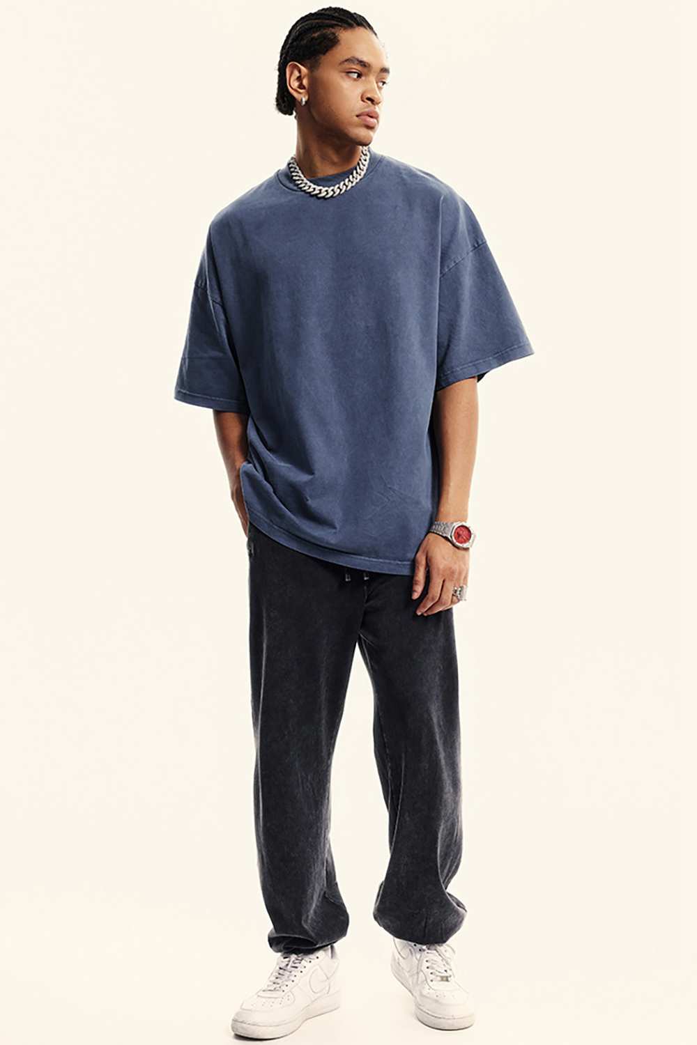 Vintage Dark Apricot Luxe Joggers - Urban Comfort Wear