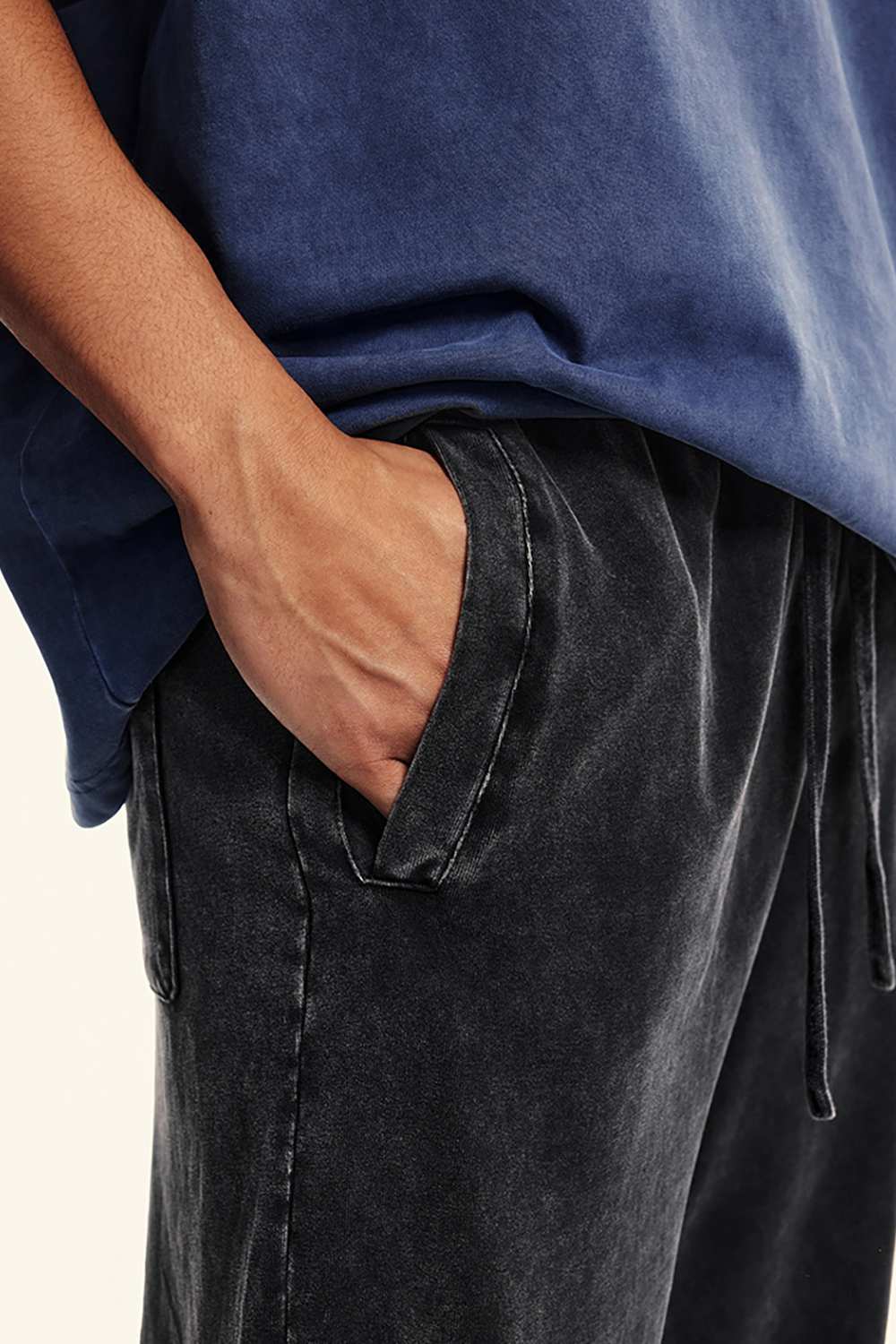 Vintage Dark Apricot Luxe Joggers - Urban Comfort Wear